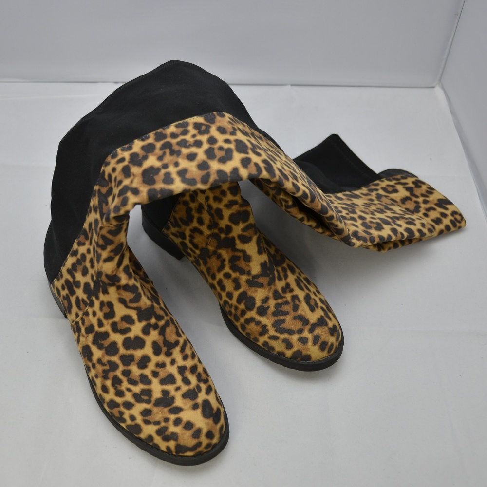 Unisa Gillean cheetah print thigh high boots♥ - Picture 2 of 3